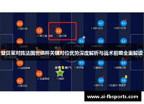登贝莱对阵法国世俱杯关键对位优势深度解析与战术前瞻全面解读